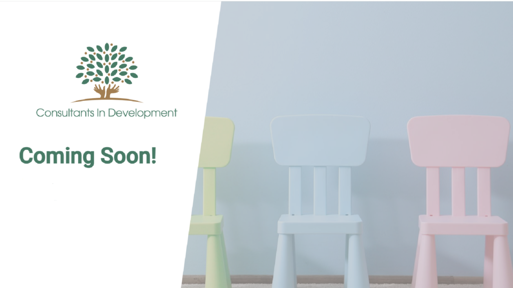 Three colorful chairs made for young children