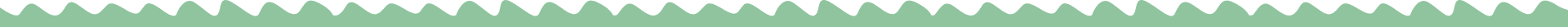 Minimalist mountain landscape with green hills and a blue sky.